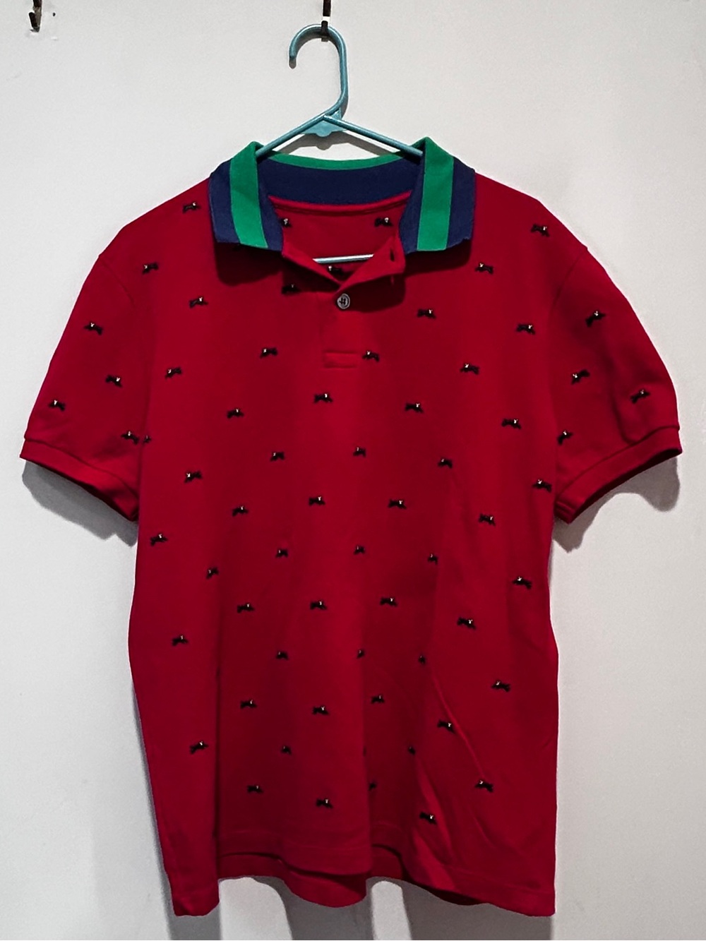 Gucci Panther-Embroidered Piqué Polo.